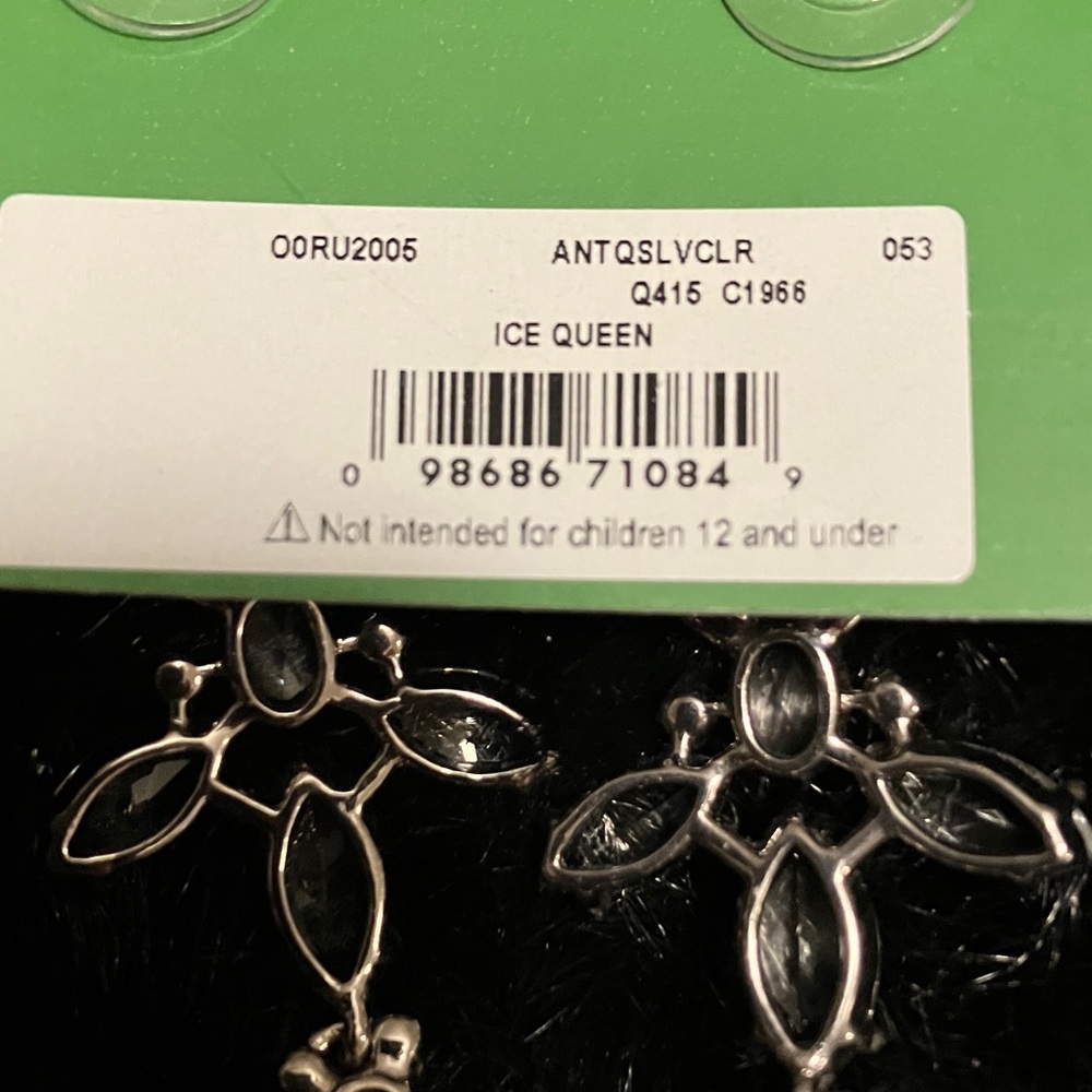 KATE SPADE. Clear Crystal chandelier Statement Earrings. Gorgeous!  NWT - Picture 4 of 8